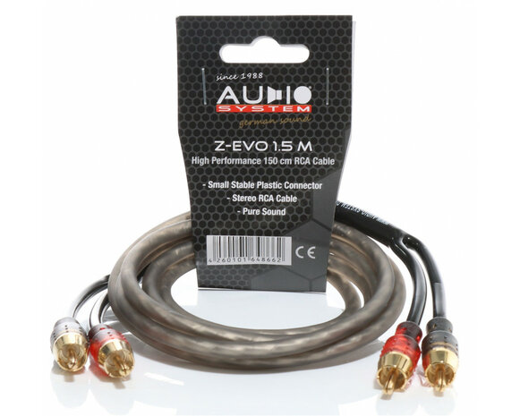 AUDIO SYSTEM HIGH-PERFORMANCE RCA-KABEL 1500mm cinch-kabel AUDIO SYSTEM HIGH-PERFORMANCE RCA-KABEL 1500mm cinch-kabel