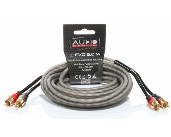 AUDIO SYSTEM HIGH-PERFORMANCE RCA-KABEL 5000mm cinch-kabel AUDIO SYSTEM HIGH-PERFORMANCE RCA-KABEL 5000mm cinch-kabel