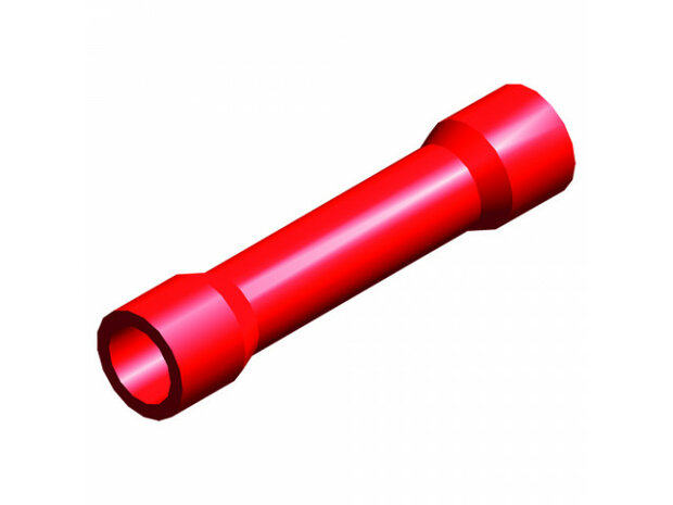 kabelverbinder 5stuks 0.5 - 1.5mm2 rood in blister kabelschoen 5stuks 0.5 - 1.5mm2 rood in blister