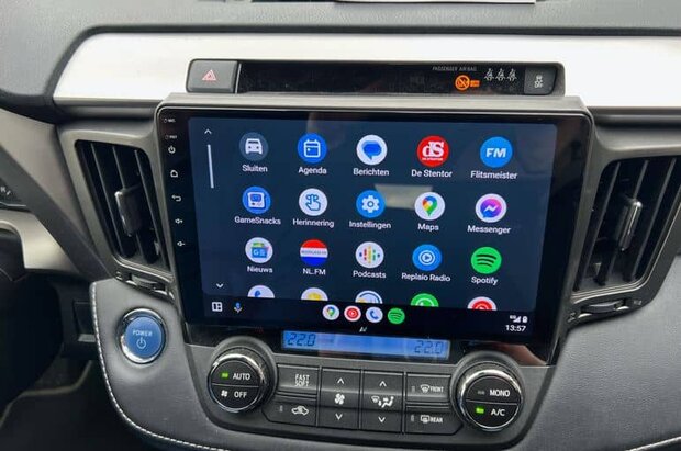 DAB+ autoradio navigatie voor Toyota Rav4 2013&ndash;2018 | Apple Carplay en Android | DSP sound | Qled 10-inch ARG-1000DAB