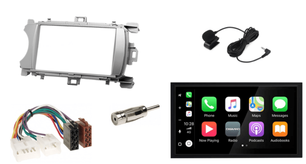 Wireless Apple Carplay &amp; Android auto navigatie geschikt voor Toyota Yaris 2011-2014 Audiovolt XPA-675BT
