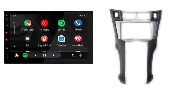 Wireless Carplay en Android octa core navigatie geschikt voor Toyota Yaris,Vitz, Platz 2005 &ndash; 2010