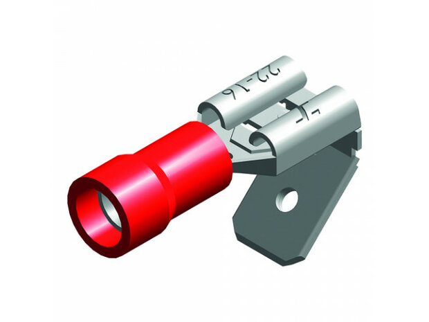 kabelschoen 5st.6.3x0.8 male rood 5stuks in blister kabelschoen 5st.6.3x0.8 male rood 5stuks in blister