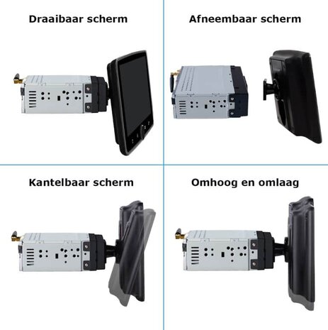 DAB+ navigatiesysteem voor Citro&euml;n C1, Peugeot 108, Toyota Aygo 2014+| CarPlay en Android Auto | XPA-800RDAB