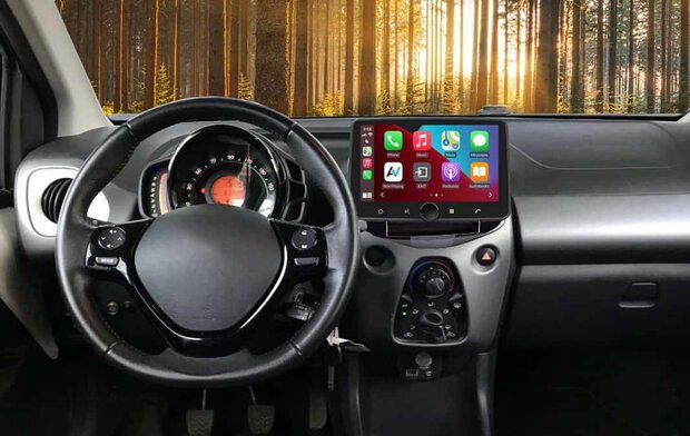 DAB+ navigatiesysteem voor Citro&euml;n C1, Peugeot 108, Toyota Aygo 2014+| CarPlay en Android Auto | XPA-800RDAB