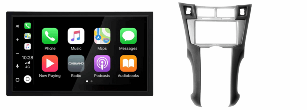 DAB+ Toyota Yaris 2005-2010 wireless Apple Carplay &amp; Android auto autoradio &ndash; navigatie 4x80W Audiovolt XPA-675DBT
