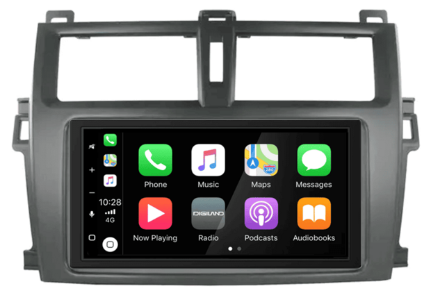 DAB+ Wireless Apple Carplay &amp; Android auto navigatie voor Toyota Verso-S 2011-2015 Audiovolt XPA-675DBT