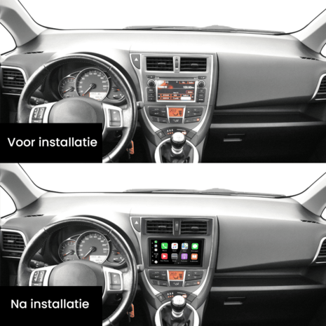 DAB+ Wireless Apple Carplay &amp; Android auto navigatie voor Toyota Verso-S 2011-2015 Audiovolt XPA-675DBT