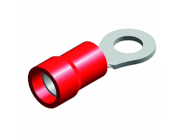 kabeloog 5 stuks 0.5x1.5 m4 rood in blister kabeloog 5 stuks 0.5x1.5 m4 rood in blister