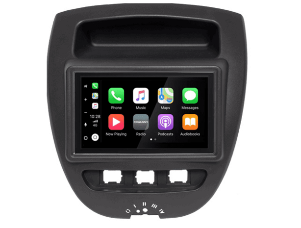 DAB+ wireless Carplay en Android auto navigatie | Toyota Aygo | Citroen C1 | Peugeot 107 | 2006-2014 | autoradio XPA-675DBT