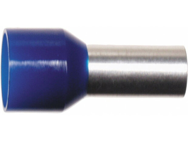 Adereindhuls Blauw 2.5 mm&sup2; (100 pieces) Adereindhuls Blauw 2.5 mm&sup2; (100 pieces)