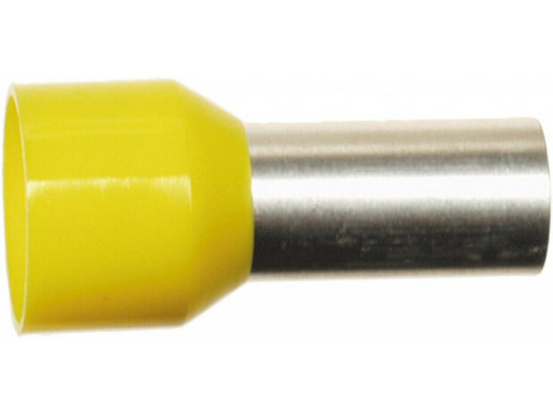 Adereindhuls Geel 25.0 mm&sup2; (100 stuks) Adereindhuls Geel 25.0 mm&sup2; (100 stuks)