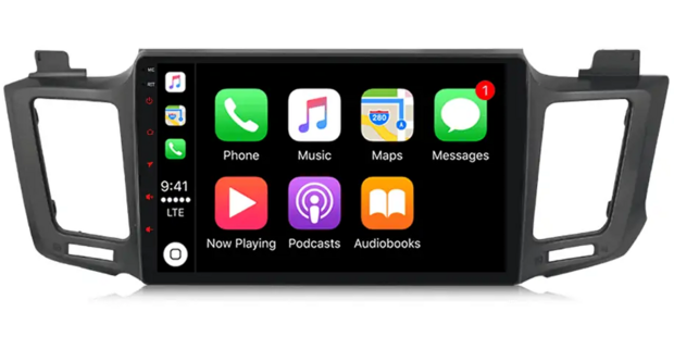 Toyota Rav 4 2013 &ndash; 2018 Carplay en Android auto navigatie 10&rdquo; | DAB+