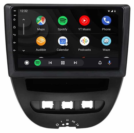 Navigatie Toyota Aygo/ Peugeot107/ Citroen C1 2005-2014 | DDR4 octa core 4+64GB | draadloos Car link en Android 12 | 10-inch