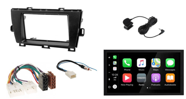 DAB+ Wireless Apple Carplay &amp; Android auto navigatie geschikt voor Toyota Prius (ZVW30/35) 2009+ Audiovolt XPA-675BT
