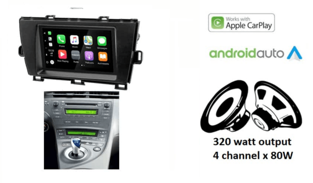 DAB+ Wireless Apple Carplay &amp; Android auto navigatie geschikt voor Toyota Prius (ZVW30/35) 2009+ Audiovolt XPA-675BT