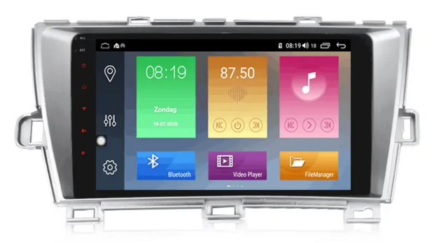 Carplay en Android auto navigatie geschikt voor Toyota Prius 2009-2016