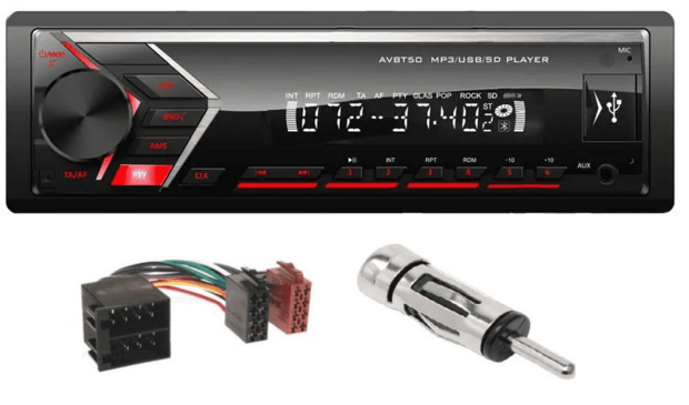 1-din bluetooth autoradio Peugeot 107, Toyota Aygo, Citro&euml;n C1 | 2006-2014