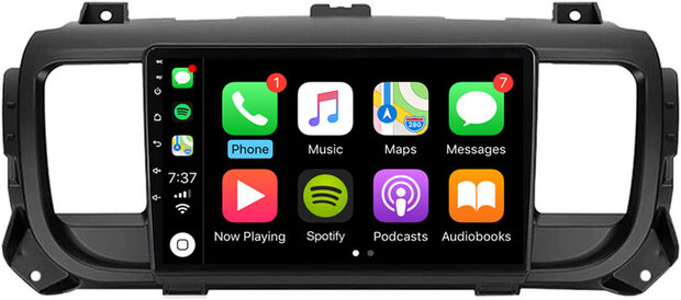 DAB+ autoradio navigatie voor Citro&euml;n Jumpy | Toyota Proace | Peugeot Expert 2016+ | Opel Vivaro 2021+ | Apple Carplay en Android | DSP sound | Qled 9-inch ARG-900DAB