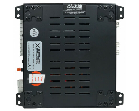 AUDIO SYSTEM DSP-SERIES 4-kanaalsversterker (met 8-kanaals HIGH-POWER DSP en BT)