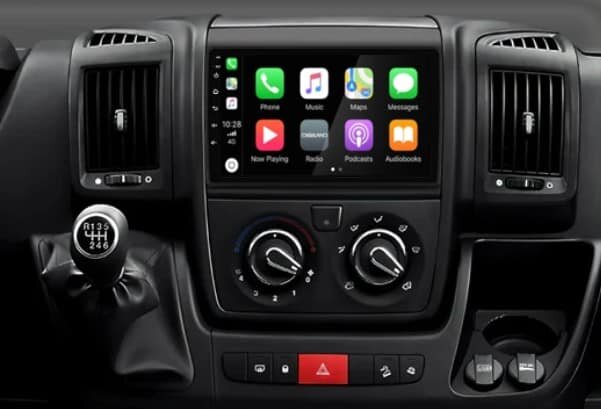 Navigatie voor Fiat Ducato | Peugeot Boxer | Citroen Jumper | Apple Carplay en Android auto | QLED 9&rdquo; | 8-core 4+64GB | DSP sound | Qled AV-D040Q