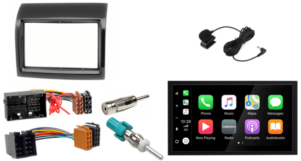 geschikt voor FIAT Ducato CITROEN Jumper / PEUGEOT Boxer / 2011+ wireless Apple Carplay &amp; Android auto navigatie &ndash; Audiovolt XPA-675BT