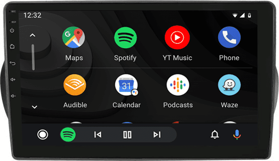 Citro&euml;n Nemo / Peugeot Bipper navigatie draadloos Car link en Android | DDR4 octa core | DAB+ autoradio | Full HD 9&rdquo; scherm