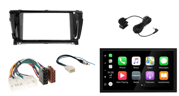 DAB+ TOYOTA Corolla 2013-2016 wireless Apple Carplay &amp; Android auto autoradio &ndash; navigatie 4x80W Audiovolt XPA-675DBT