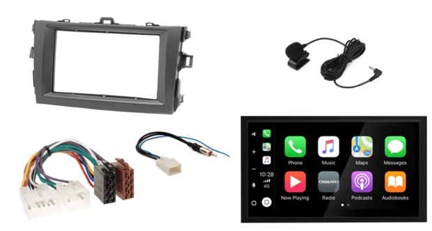 Wireless Apple Carplay &amp; Android auto navigatie voor TOYOTA Corolla 2007-2013 Audiovolt XPA-675BT