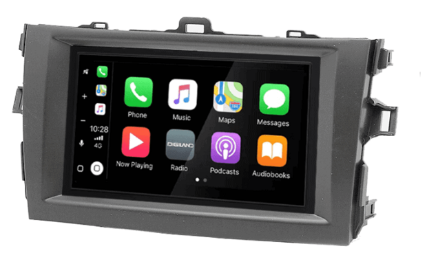 DAB+ Wireless Apple Carplay &amp; Android auto navigatie voor TOYOTA Corolla 2007-2013 Audiovolt XPA-675DBT