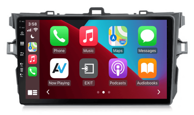 Toyota Corolla 2007&ndash;2013 Apple Carplay en Android navigatie | DSP sound | Qled 9-inch AV-D040Q