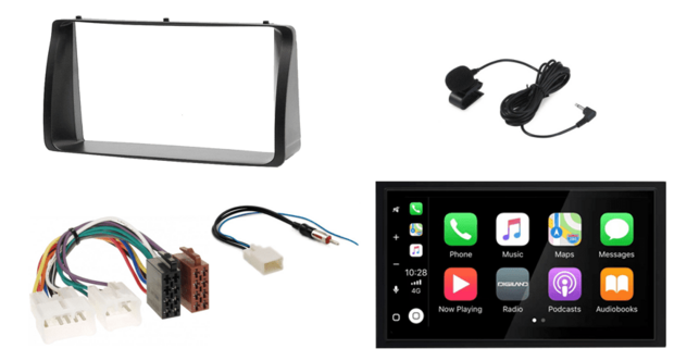 Toyota Corolla 2001-2006 wireless Apple Carplay &amp; Android auto autoradio &ndash; navigatie 4x80W Audiovolt XPA-675BT
