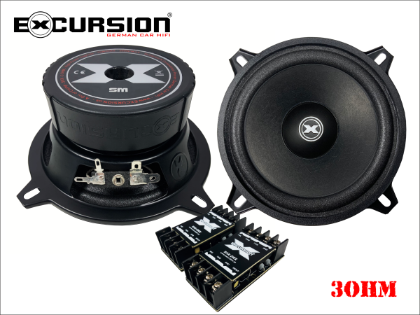 EXCURSION SHX 5.3C - 13cm DIN 3Way Component System