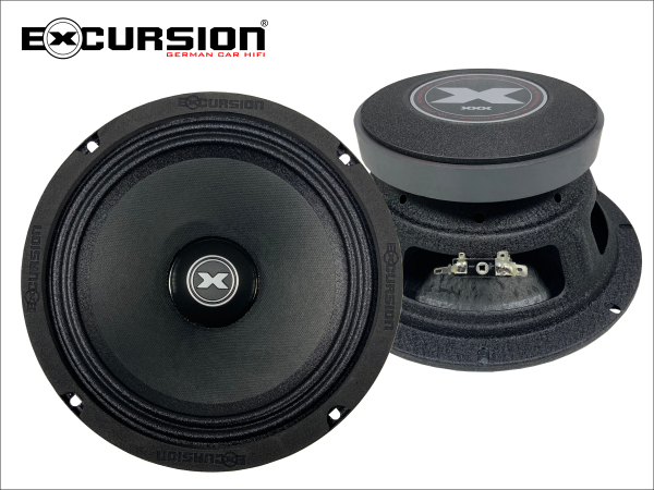 EXCURSION XXX M8 (8Ohm) - 20cm DIN Pro Audio Midrange Set