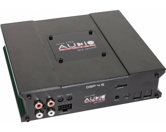AUDIO SYSTEM DSP-SERIES 6-kanaals high-performance DSP met Freescale multi-core chip.