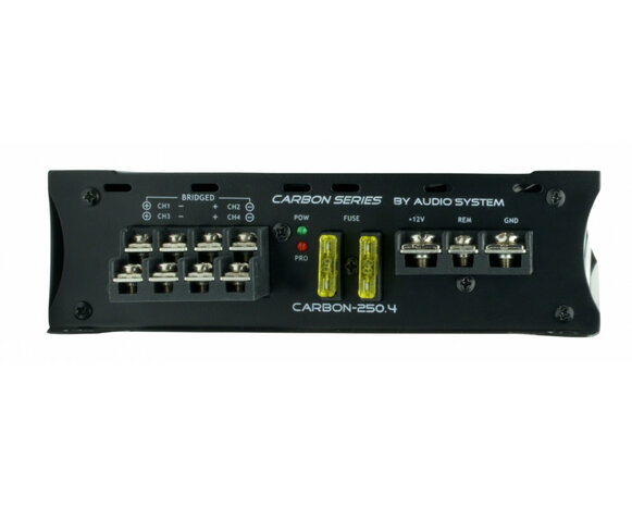CARBON-SERIES 4-kanaal klasse A / B versterker