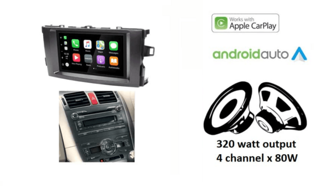 DAB+ Wireless Apple Carplay &amp; Android auto navigatie geschikt voor Toyota Avensis 2002 &ndash; 2008 Audiovolt XPA-675DBT