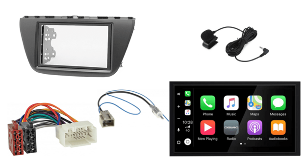 Wireless Apple Carplay &amp; Android auto navigatie geschikt voor SUZUKI SX4, S Cross 2013+ Audiovolt XPA-675BT