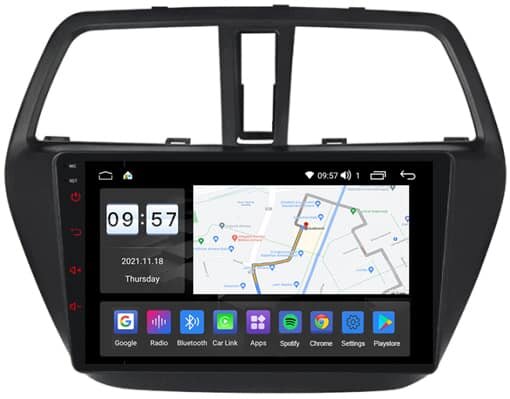 Geschikt voor Suzuki SX4 en S-Cross 2013+ navigatie draadloos Car link en Android 11 | DDR4 octa core