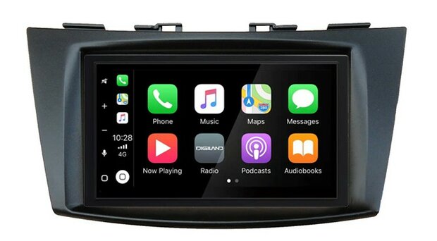 DAB+ Wireless Apple Carplay &amp; Android auto voor Suzuki Swift 2011 &ndash; 2017 &ndash; navigatie 4x 80W Audiovolt XPA-675DBT