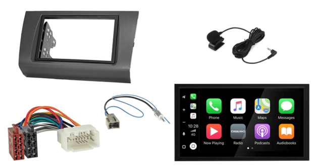Suzuki Swift 2004-2010 DAB+ wireless Apple Carplay &amp; Android auto autoradio &ndash; navigatie 4x80W Audiovolt XPA-675DBT