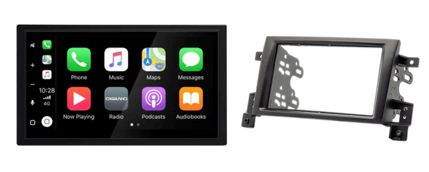 DAB+ Wireless Apple Carplay &amp; Android auto navigatie voor Suzuki Grand Vitara, Escudo 2005+ Audiovolt XPA-675DBT