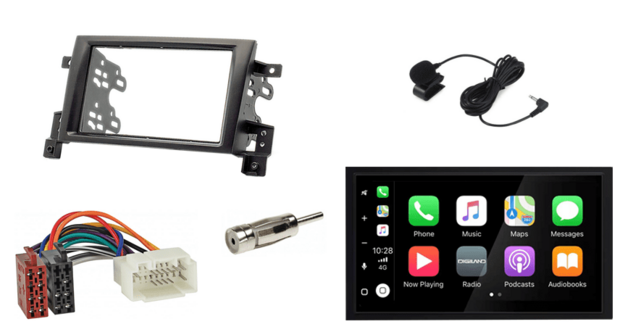 Wireless Apple Carplay &amp; Android auto navigatie geschikt voor Suzuki Grand Vitara, Escudo 2005+ Audiovolt XPA-675BT