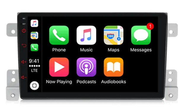 Suzuki Grand Vitara 2005 &ndash; 2015 Carplay en Android navigatie 9&rdquo; | DAB+