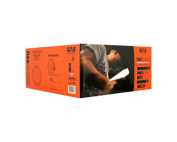 GAS MAD Level 2 Subwoofer 15&quot; 2x2 Ohm