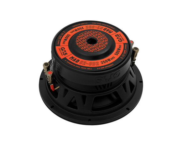 GAS MAD Level 2 Subwoofer 8&quot; 2x2 Ohm