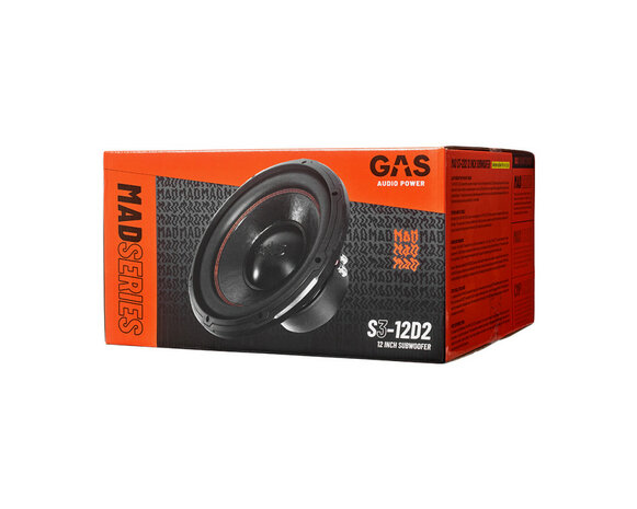 GAS MAD Level 3 Subwoofer 12&quot; 2x2 Ohm