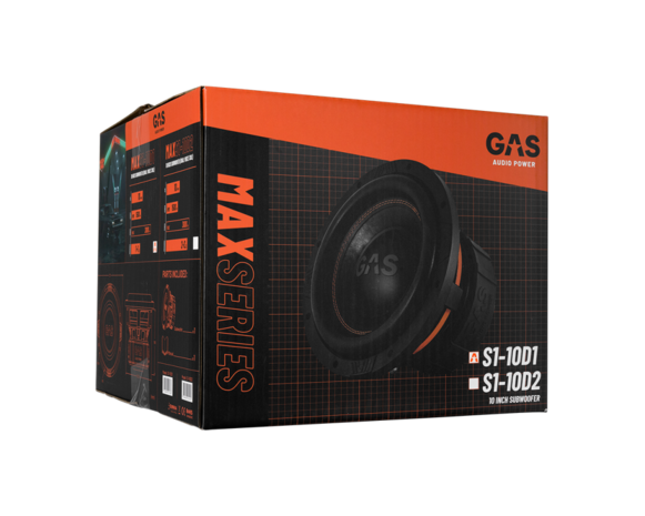 GAS MAX Level 1 Subwoofer 12&quot; 2x1 Ohm