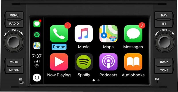 Navigatie voor Ford | DDR4 octa core chip 4GB ram| Carplay en Android 12 | DSP sound