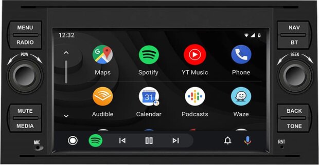 Navigatie voor Ford | DDR4 octa core chip 4GB ram| Carplay en Android 12 | DSP sound
